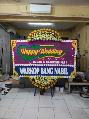 Papan Bunga di Rangkapan Jaya Pancoran Mas