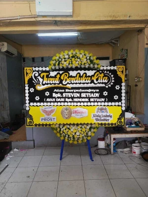 Papan Bunga di Rangkapan Jaya Pancoran Mas